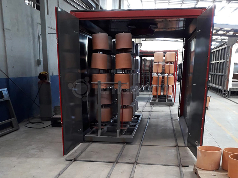 aplicacion de pintura electrostatica