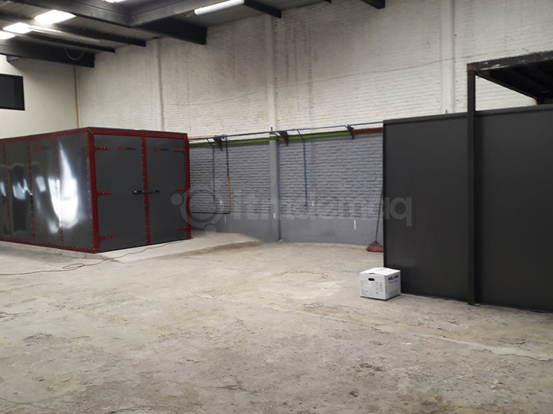 horno de pintura electrostatica en bombas de agua