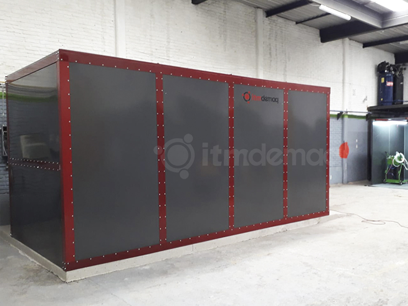 horno de pintura electrostatica en bombas de agua